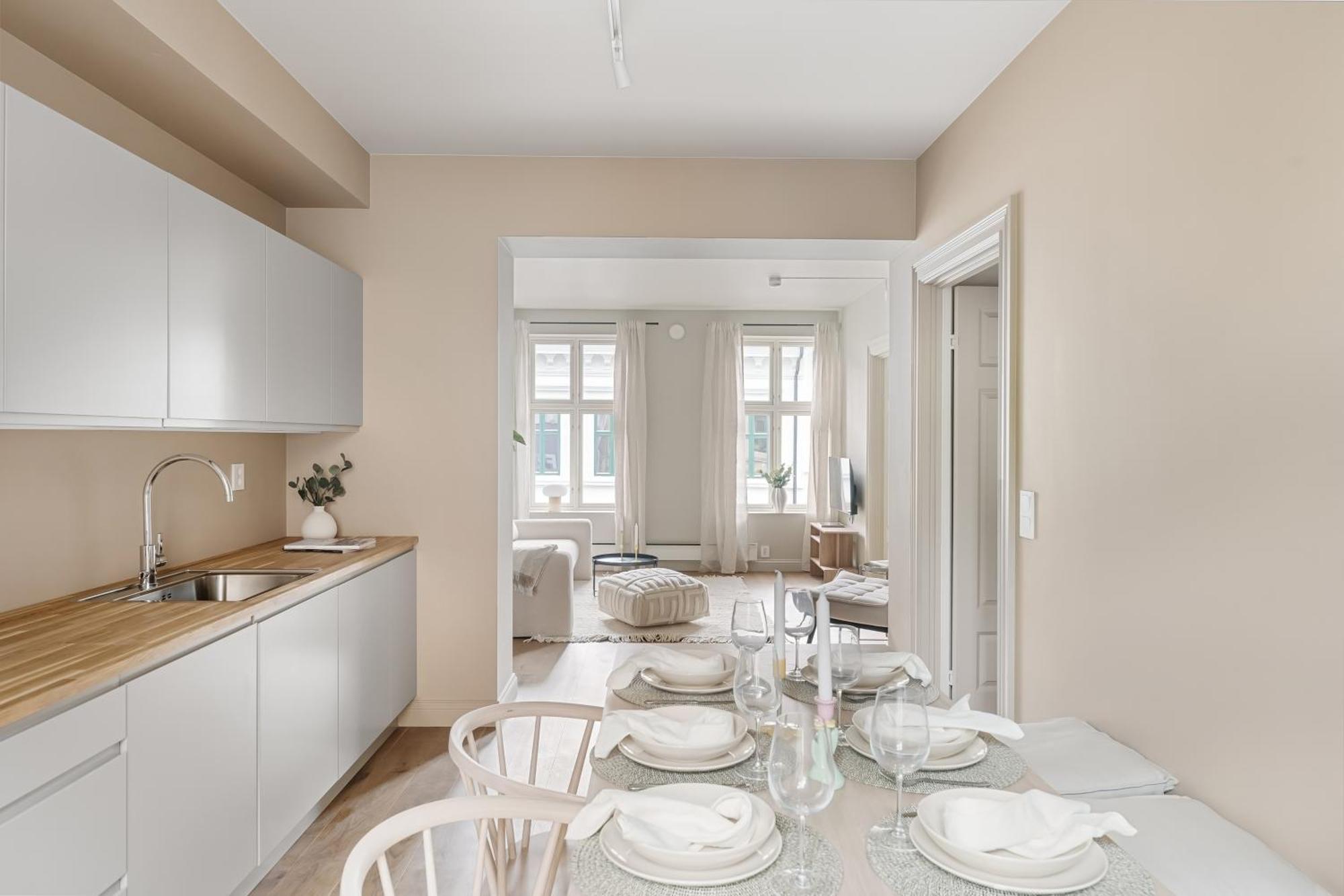 Dinbnb Apartments Gruenerlokka I 2-Bedroom With Balcony Oslo Buitenkant foto